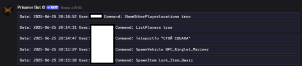 Admin actions